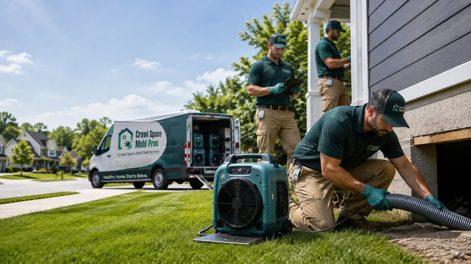 Crawl Space Mold Removal in Kentwood, MI